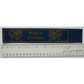 Vintage: blue leather bookmark - Wales Cymru