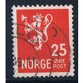 Norway 1937 SG289a no67 Lion 25ore Used Stamp