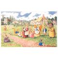 Racey Helps : The Village Green : Medici postca...