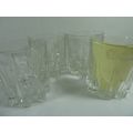 Crown Royal Whiskey Glass Tumbler Set 4*