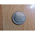 Netherlands 1992 25 Cents Coin