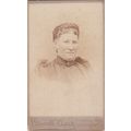 VICT. CDV PHOTO -LADY WITH PLAITED HAIR STYLE. ...