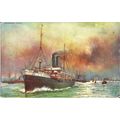 Orien t Line RMS ORTONA Tuck Oilette Postcard (...