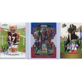 Autographed 3 Card Lot with Mike Evans Signed