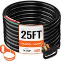 VEVOR 25 FT 50 Amp Generator Extension Cord 6 G...