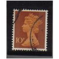 1980 GB 10P BROWN F/U SG X888