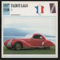 1937 to 1938 Talbot-Lago SS Classic Car Photo a...
