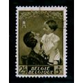 BELGIUM 1937 SG 788 25c - 5c QUEEN ASTRID OLIVE...
