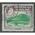 RHO 1959 1/-3d 'LAKE NYASA' FINE USED (EBID45-652)