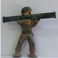VINTAGE Barclay's ' SOLDIER with Bazooka ' ( 19...