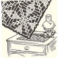 Crochet Doily Pattern Night Table Doily