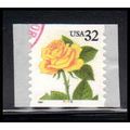 Used 3054 32c Yellow Rose Very Fine CNS 8888 PA...