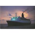 Cunard Line QUEEN ELIZABETH 2 Company Postcard (b)