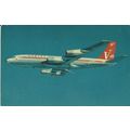 Aviation QANTAS EMPIRE AIRWAYS Boeing 707 Postcard