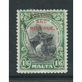 malta stamps sg187 sg 187 hm overprint