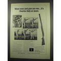 1965 Charles Daly Shotgun Ad - Man And Gun Are One