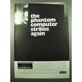 1969 Digital PDP-8/L Computer Ad - Phantom Strikes