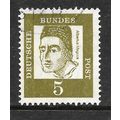 GERMANY BERLIN 1961 SG B194 5pf OLIVE MAGNUS FA...