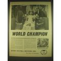 1963 Esso Extra Motor Oil Ad - World Champion Jim Clark acclaimed the greatest