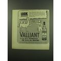1949 Valliant Vermouth Ad - cartoon by Sam Cobe...