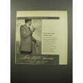 1950 Saks Fifth Avenue Hacking Coat Advertisement