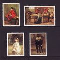 JERSEY 1979 PAINTINGS SG 213 /216 SET 4 VALS UM...