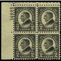 612, Mint NH F/VF 2¢ Plate Block of Four Stamps...