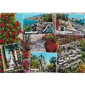 San Remo Italy Multiview Postcard posted 1965 c...