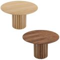 Mid-Century Modern 47” Round Dining Conference ...