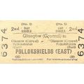 B.R.B. Edmondson Ticket - Glasgow Central to Po...