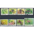 Insects: 8 Values - Singapore 1985 - F H - SG 4...