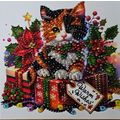 Handmade Diamond Art Christmas Card with Christ...