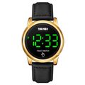SKMEI 1684 Fashion Touch Screen Simple Leather ...