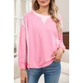 Bonbon 2-tone Color Block Patchwork Drop Should...