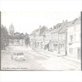 Hungerford, Berkshire - High Street - art postc...