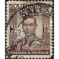 SOUTHERN RHODESIA, George VI, brown 1937, 1½d, #3