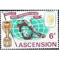 Ascension 1966 Football World Cup 6d Mounted Mi...