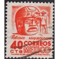 Mexico, 1951 40c Stone Head, SG 841 (Scott #862...