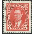 Canada 1937 3c Scarlet SG359 FU