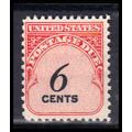 J94 6c Postage Due Barely Clears MNH KA0614