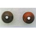 Red Tigereye Crystal 8mm Gemstone Stud Earrings