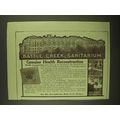 1911 Battle Creek Sanitarium Ad - Health Recons...