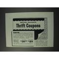1959 British Railways Ad - Thrift Coupons