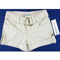 NWT Christie Brooks Girl's Tan Cuffed Shorts wi...