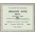 (C581) Arkleside Hotel Reeth Richmond Yorkshire...