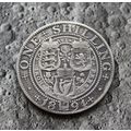 1894 Queen Victoria Silver 92.5% Veiled head Sh...