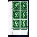 Sg542 1½d Green wmk165 superb cylinder 13dot bl...