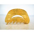 Painted marbled glitter acrylic hair claw clamp...