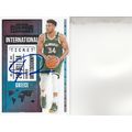 GIANNIS ANTETOKUNMPO 2021 AUTOGRAPHED MILWAUKEE...