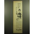 1960 N&W Norfolk and Western Railway Ad - You can't tell what's in a coconut